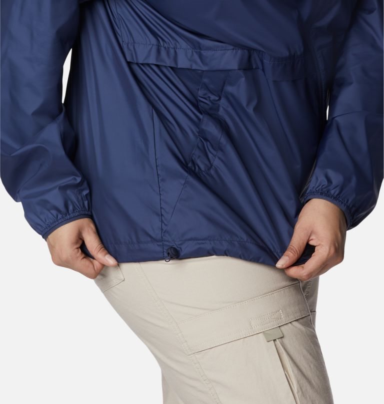 Jacheta Columbia Alpine Chill Windbreaker Dama Bleumarin | Plus Size HU1A87M0Z